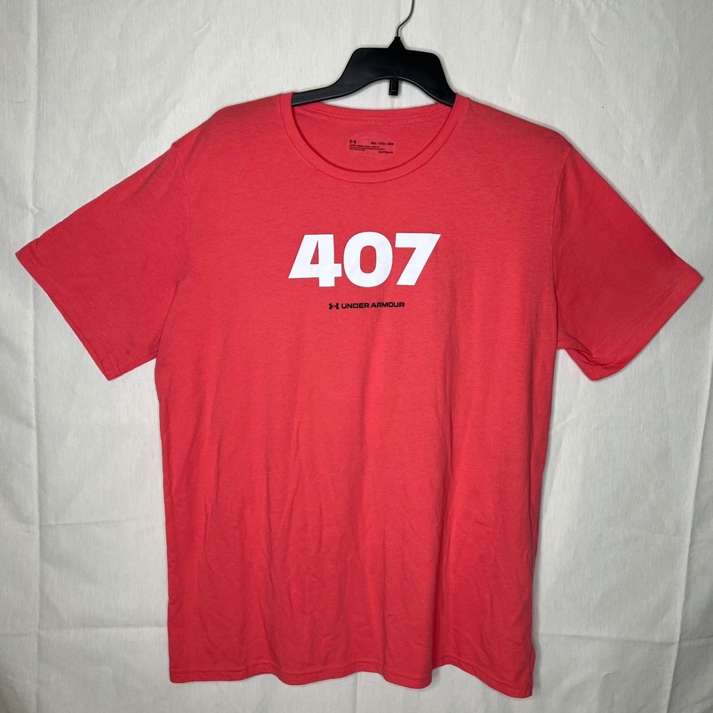 Under Armour 407 Heatgear Loose Fit T Shirt Men's 3XL Red